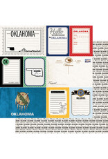 Scrapbook Customs Oklahoma Vintage Paper