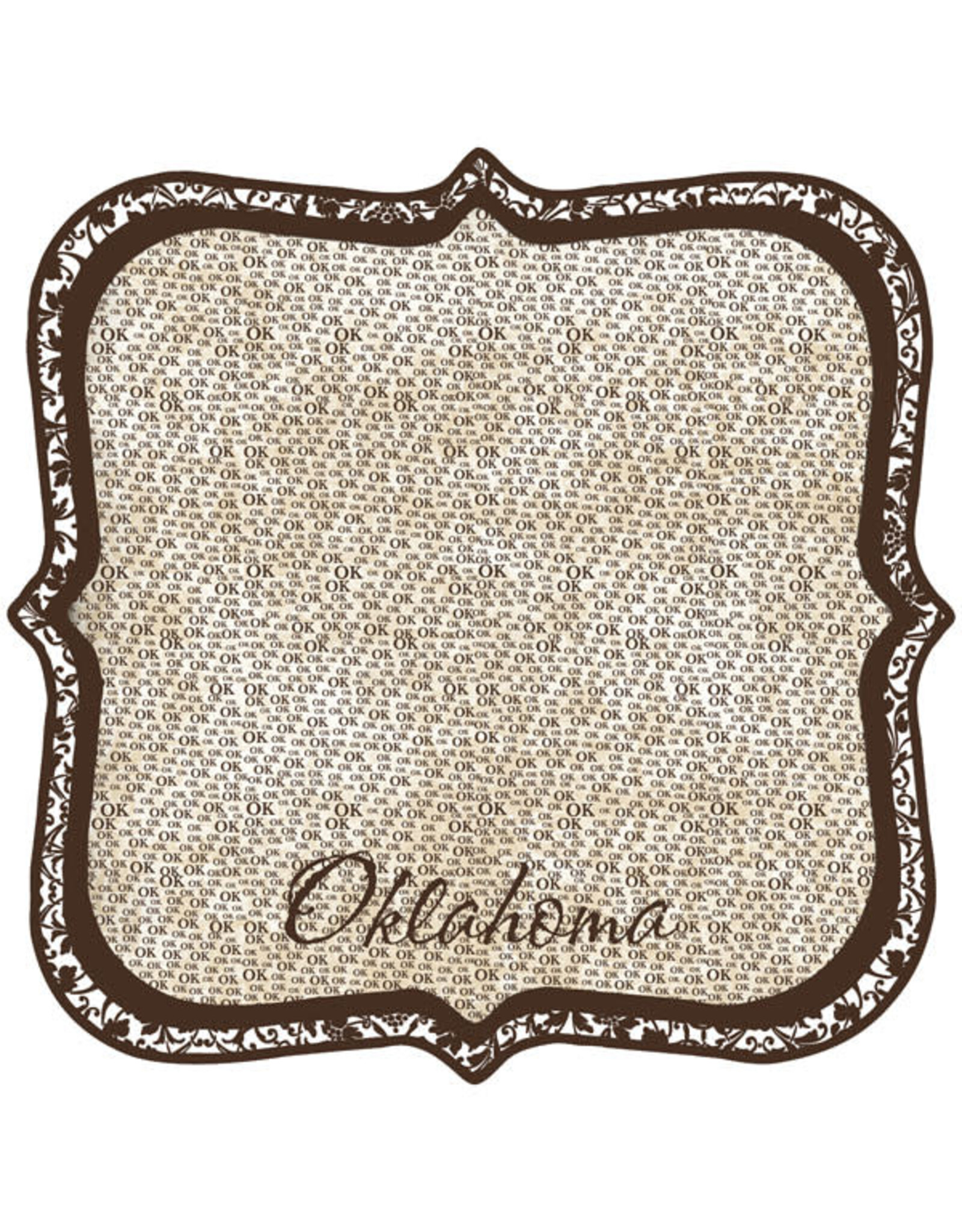 Scrapbook Customs Oklahoma Paper