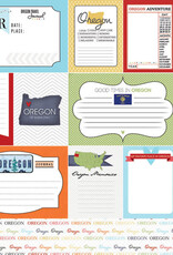 Scrapbook Customs/Stamping Station Oregon Travel Journal Paper