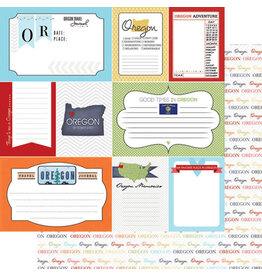 Scrapbook Customs/Stamping Station Oregon Travel Journal Paper