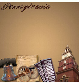 Scrapbook Customs/Stamping Station Pennsylvania Paper #2