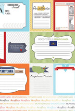 Scrapbook Customs/Stamping Station Pennsylvania Travel Journal Paper
