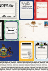 Scrapbook Customs/Stamping Station Pennsylvania Vintage Paper