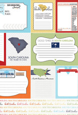 Scrapbook Customs/Stamping Station South Carolina Travel Journal Paper