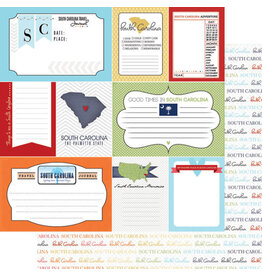 Scrapbook Customs/Stamping Station South Carolina Travel Journal Paper