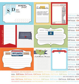 Scrapbook Customs/Stamping Station South Dakota Travel Journal Paper