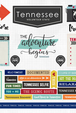 Scrapbook Customs/Stamping Station Tennesse 12x12 Sticker Sheet