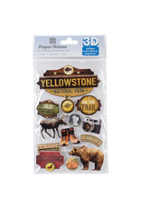 PAPER HOUSE PRODUCTIONS Yellowstone National Park 3d Stickers (PH)