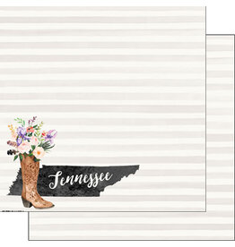 Scrapbook Customs/Stamping Station Tennessee Watercolor Paper