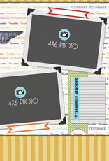 Scrapbook Customs/Stamping Station Tennessee Quick Page Paper