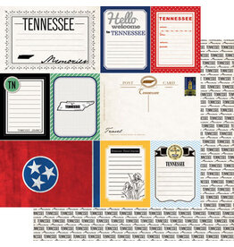 Scrapbook Customs/Stamping Station Tennessee Vintage Paper