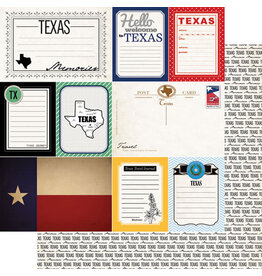 Scrapbook Customs/Stamping Station Texas Vintage Paper