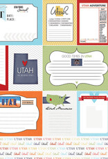Scrapbook Customs/Stamping Station Utah Travel Journal Paper