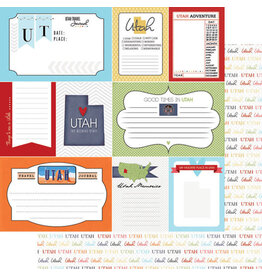 Scrapbook Customs/Stamping Station Utah Travel Journal Paper