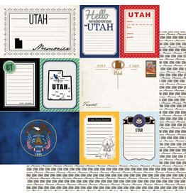 Scrapbook Customs/Stamping Station Utah Vintage Paper