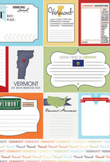 Scrapbook Customs/Stamping Station Vermont Travel Journal Paper