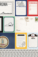 Scrapbook Customs/Stamping Station Virginia Vintage Paper