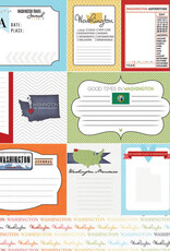 Scrapbook Customs/Stamping Station Washington Travel Journal Paper
