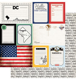 Scrapbook Customs/Stamping Station Washington DC Vintage Paper