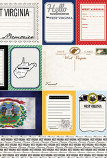 Scrapbook Customs/Stamping Station West Virginia Vintage Paper