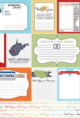 Scrapbook Customs/Stamping Station West Virginia Travel Journal Paper