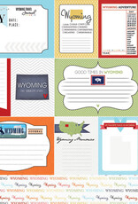 Scrapbook Customs/Stamping Station Wyoming Travel Journal Paper