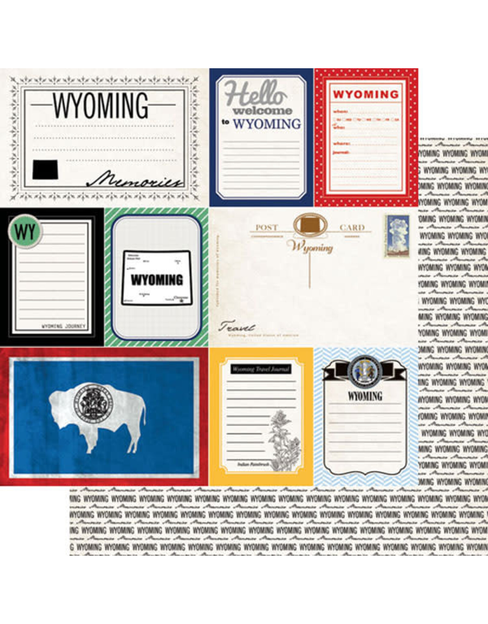 Wyoming Vintage Paper