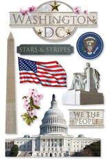 PAPER HOUSE PRODUCTIONS Washington DC 3D Stickers (PH)