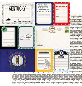 Scrapbook Customs/Stamping Station Kentucky Vintage Paper