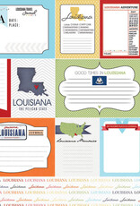 Scrapbook Customs/Stamping Station Louisiana Travel Journal Paper
