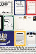 Scrapbook Customs/Stamping Station Louisiana Vintage Paper