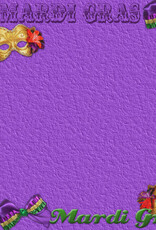 Scrapbook Customs/Stamping Station Mardi Gras Paper