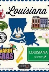 Scrapbook Customs/Stamping Station Louisiana Sticker Sheet