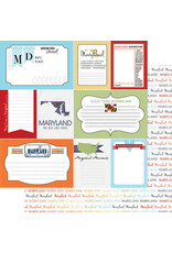 Scrapbook Customs Maryland Travel Journal Paper