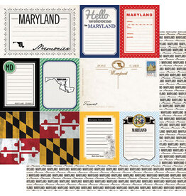 Scrapbook Customs Maryland Vintage Paper