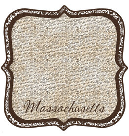 Scrapbook Customs/Stamping Station Massachusetts Paper