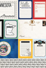 Scrapbook Customs/Stamping Station Minnesota Vintage Paper