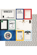 Scrapbook Customs Minnesota Vintage Paper