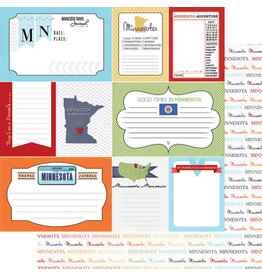 Scrapbook Customs/Stamping Station Minnesota Travel Journal Paper