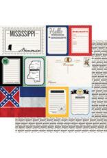 Scrapbook Customs Mississippi Vintage Paper