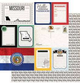 Scrapbook Customs/Stamping Station Missouri Vintage Paper