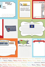 Scrapbook Customs/Stamping Station Montana Travel Journal Paper