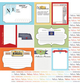 Scrapbook Customs/Stamping Station Nebraska Travel Journal Paper