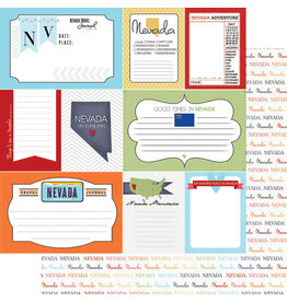 Scrapbook Customs/Stamping Station Nevada Travel Journal Paper