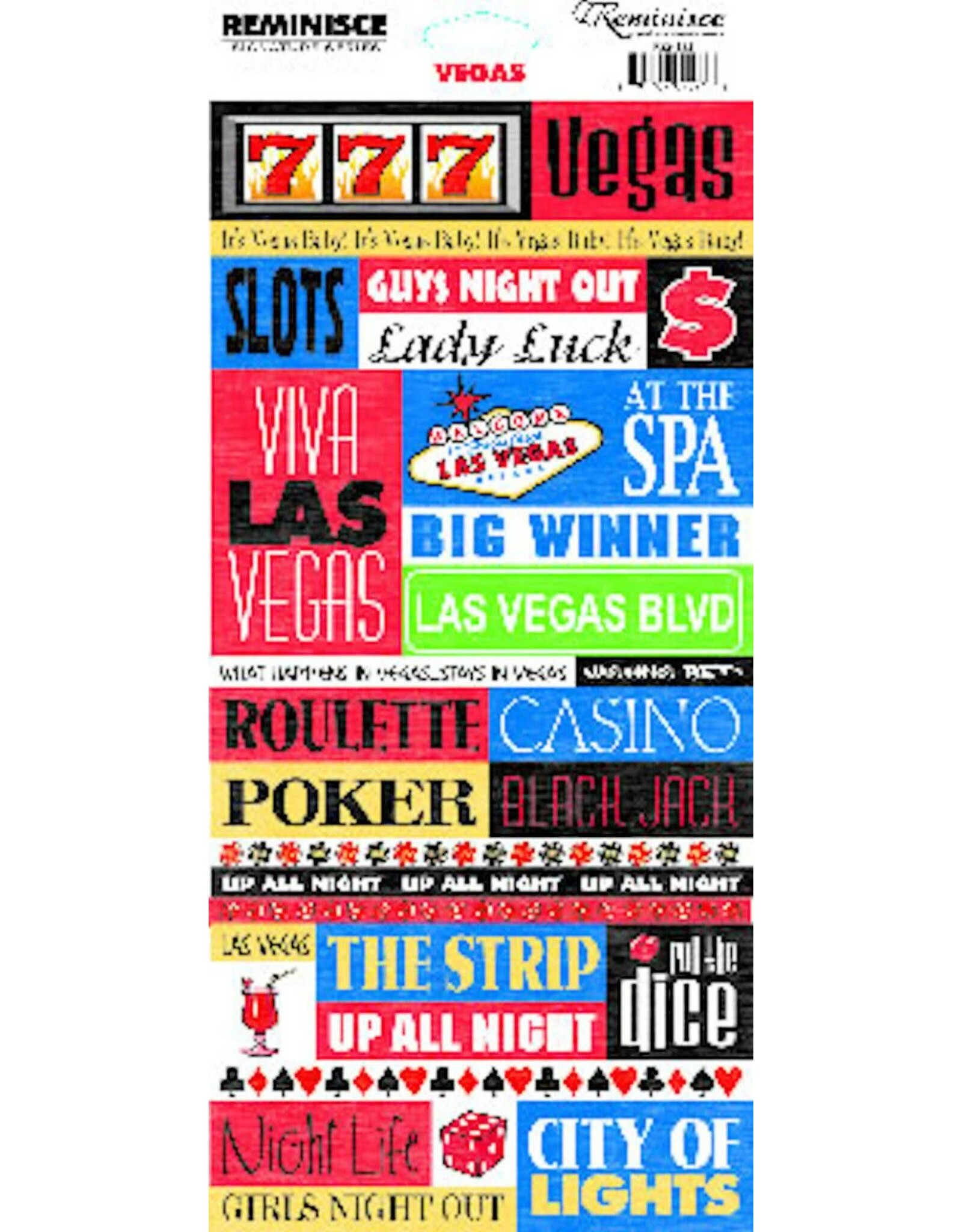 Reminisce Vegas Stickers