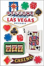 PAPER HOUSE PRODUCTIONS Las Vegas 3D Stickers (PH)