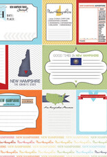 Scrapbook Customs/Stamping Station New Hampshire Travel Journal Paper
