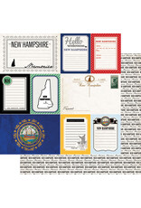 Scrapbook Customs New Hampshire Vintage Paper