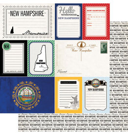 Scrapbook Customs/Stamping Station New Hampshire Vintage Paper