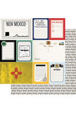 Scrapbook Customs New Mexico Vintage Paper